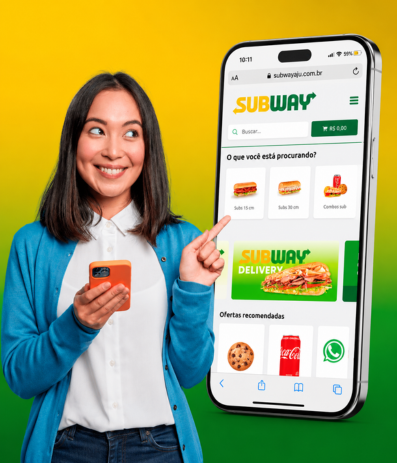 Unidade franqueada Subway Aju
